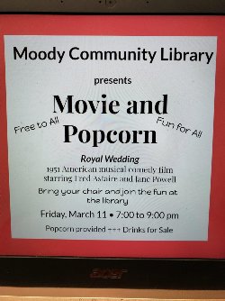 Info about movie night